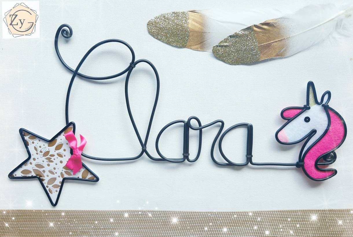 Prénom Enfant Personnalisé Pour Déco de Chambre.