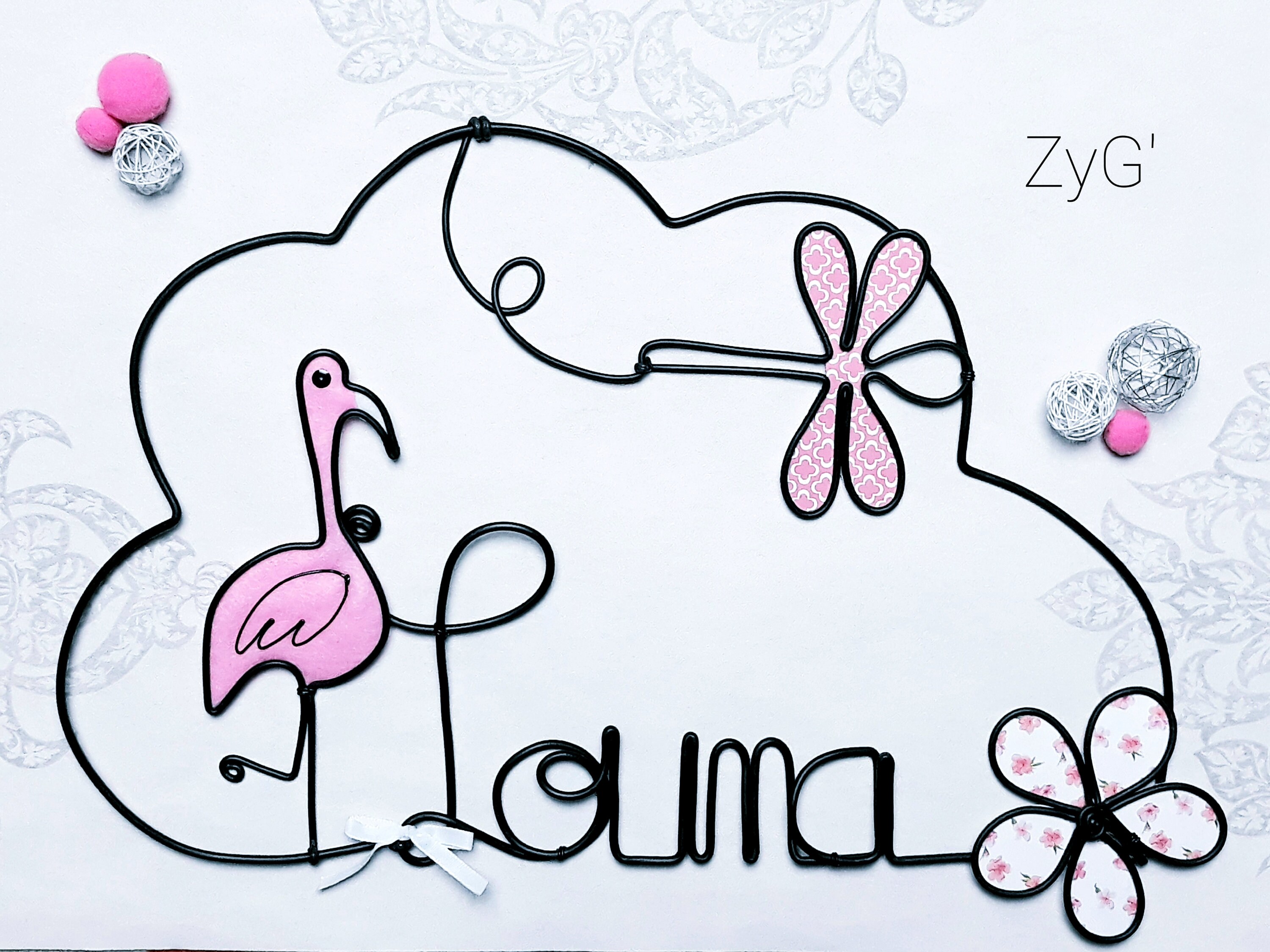 Déco Prénom Enfant Personnalisé, Plaque de Porte ou Décoration Murale Pour Chambre d'enfant.