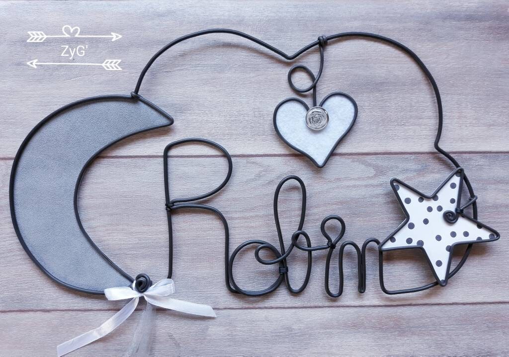 Prénom Enfant Personnalisé, Plaque de Porte ou Déco Murale.