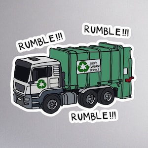 Müllabfuhr - Müllwagen - Müllauto' Sticker