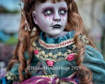 Seraphine Vale Creepy Scary Horror OOAK Doll