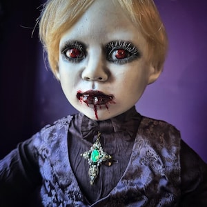 Nikolas Creepy Scary Horror OOAK Vampire Doll
