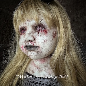 Maeve Creepy Scary Horror OOAK Doll