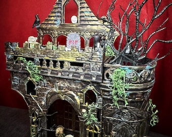 Welcome Home  Creepy Scary Horror OOAK miniature Dollhouse