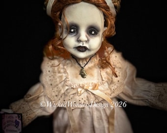 Nerissa Wraithling Creepy Scary Horror OOAK Ghost Doll