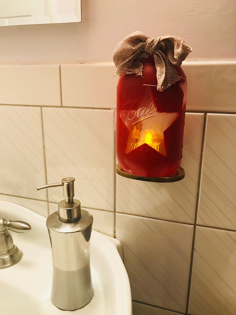 Mason Jar Star Lanternrustic Star Mason Jarmason Jar Etsy