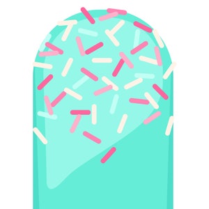 aqua pink cake pop clipart, cake pop png, cake pop svg, cakesicle svg, cakesicle png, baker svg, bakery svg, baking png, baking clipart, popsicle clip art, sprinkles, candy, junk food, teal pink, frosting, lollipop