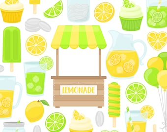 Lemonade Stand PNG Clipart - Summer Popsicle, Citrus Lemon Digital Images (Commercial Use)