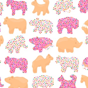 Animal Cracker Cookie PNG Clipart - Circo Animal Elefante Jirafa Hipona Caballo Cabra Vaca Rosa Animal Cookie Clip Art - Para uso comercial