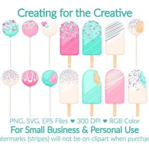 aqua pink cake pop clipart, cake pop png, cake pop svg, cakesicle svg, cakesicle png, baker svg, bakery svg, baking png, baking clipart, popsicle clip art, sprinkles, candy, junk food, teal pink, frosting, lollipop