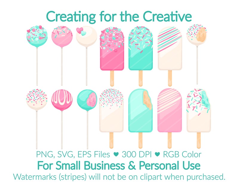 aqua pink cake pop clipart, cake pop png, cake pop svg, cakesicle svg, cakesicle png, baker svg, bakery svg, baking png, baking clipart, popsicle clip art, sprinkles, candy, junk food, teal pink, frosting, lollipop