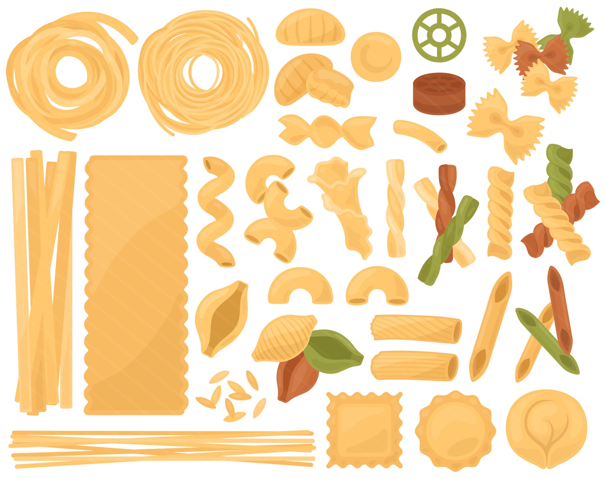 Pasta PNG Clipart Food Cooking Macaroni Noodle Rigatoni Etsy