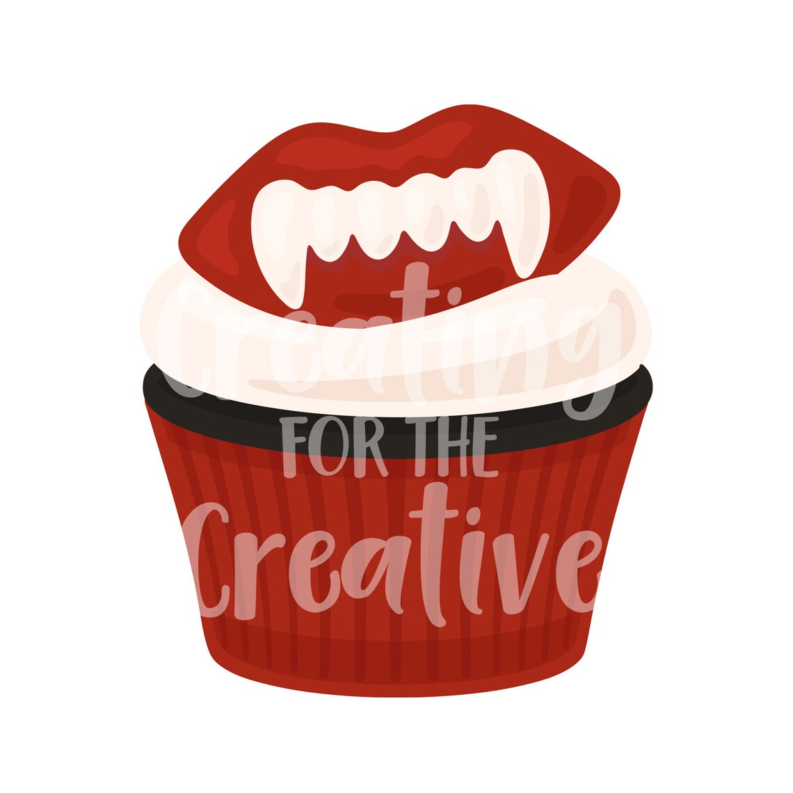 Gothic Halloween Cupcake Clipart Gothic Cupcake Clip Art - Etsy