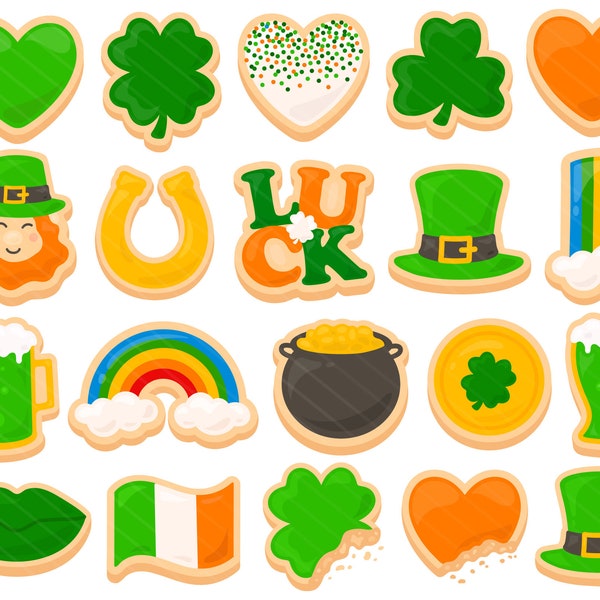 examples of st patricks day cookies