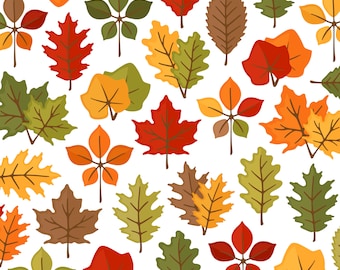 Autumn Leaves Clipart, Fall Clipart, Thanksgiving Clipart, Nature Clipart, Autumn Clipart, Leaf Clipart, Branch Clipart, Commercial Use