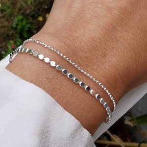 two chains bracelet • 2 rows bracelet silver 925