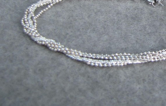 Zilveren dubbele armband met sterren