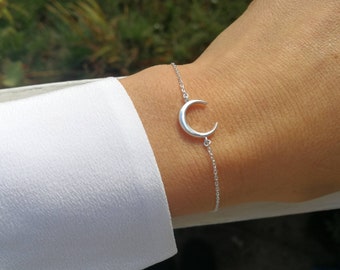 bracelet lune argent 925