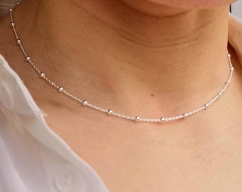 necklace chain solid silver 925