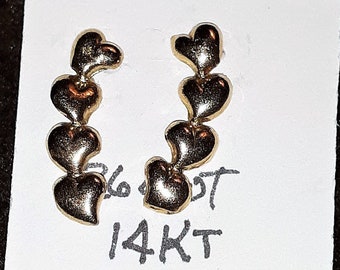 14K Solid Gold Earrings