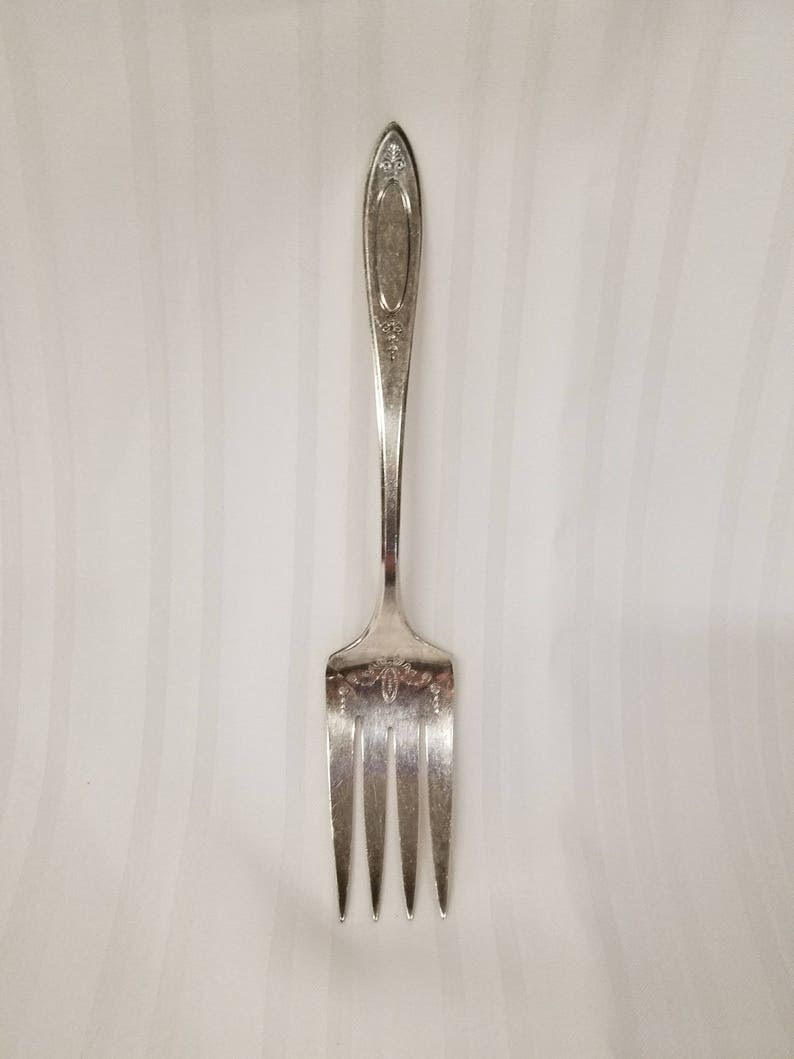 Silver Cold Meat Fork Etsy