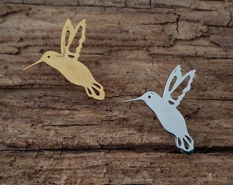 Beautiful brooch/pin humming-bird