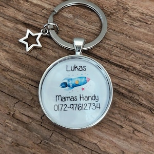 keychain emergency number