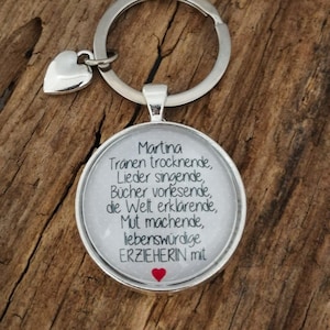 Keychain &quot;Educator&quot; personalizable