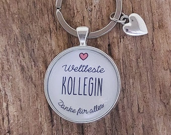 Schlüsselanhänger "Weltbeste Kollegin"