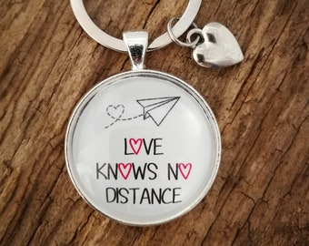 Key ring "DISTANCE" cabochon