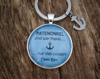 Schlüsselanhänger "Cooler Patenonkel"