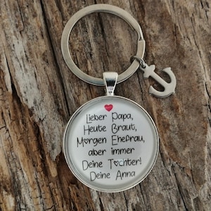keychain &quot;Father of the Bride&quot;