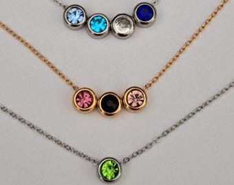 Necklace birthstone