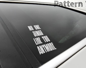 Chris Cornell Tribute Vinyl Decal