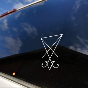 Sigil of Lucifer Vinyl Decal