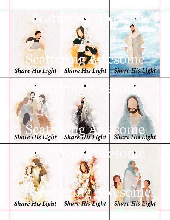 Editable Love of Christ Gift Tags Printable Digital Instant | Etsy