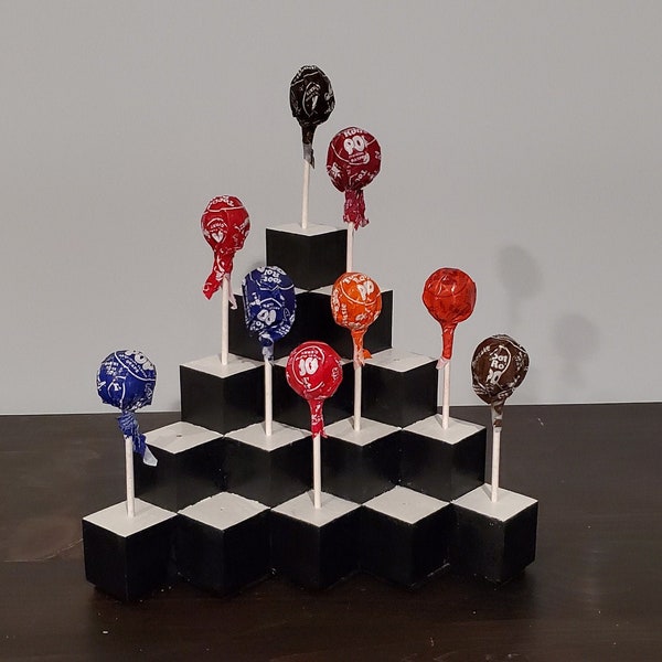 15 Hole | Pryamid Cake Pop Or Lollipop Display | Custom sizes available