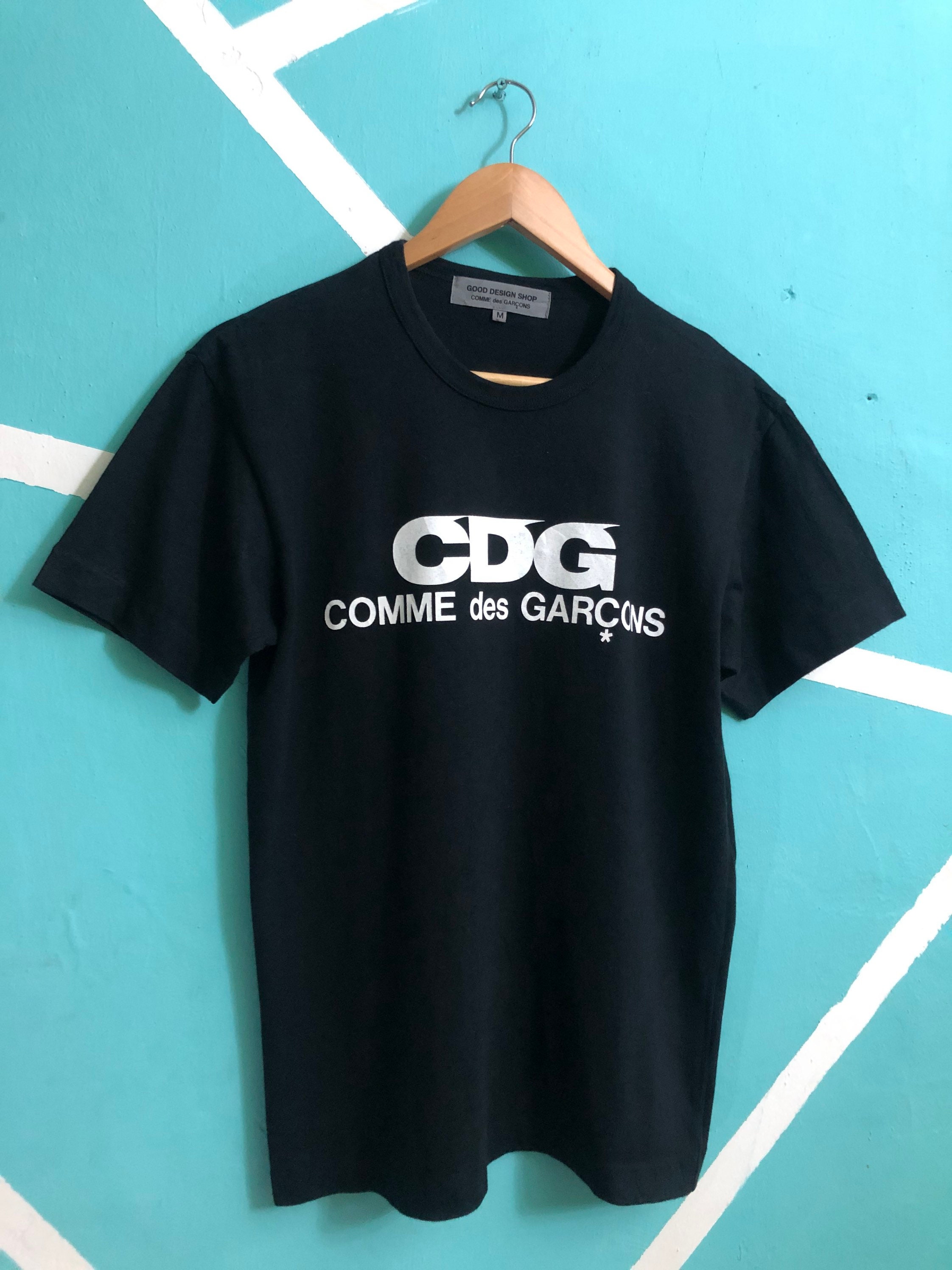 COMME DES GARCONS X Good Design Shop T Shirt Big Logo Medium 