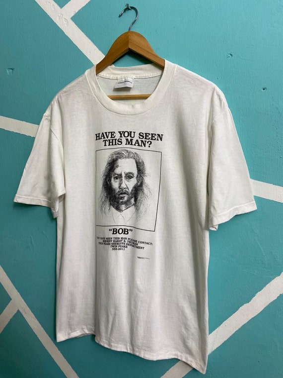 Vtg Rare90s TWIN PEAKS T Shirt Have You Seen This Man BOB - Etsy 