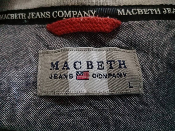 Vtg MACBETH Jeans Company Sweatshirt 