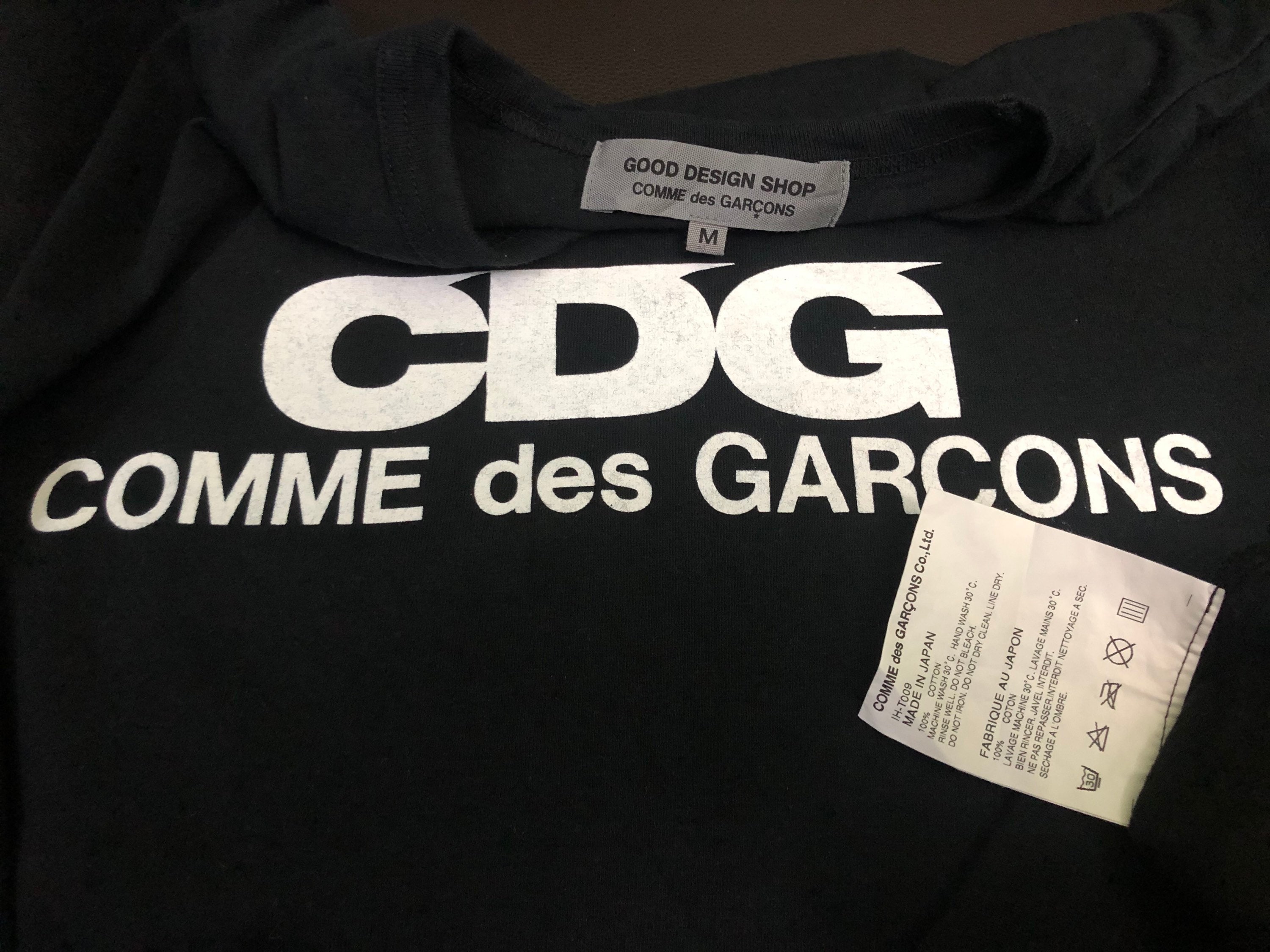 COMME DES GARCONS X Good Design Shop T Shirt Big Logo 