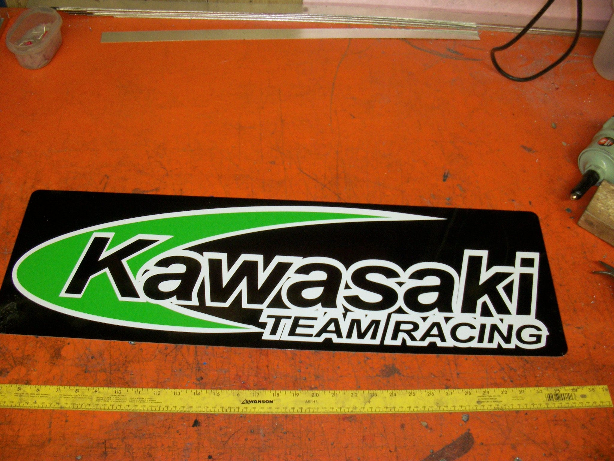 Метал рейсинг. Наклейки на Кавасаки Racing Team 650. Kawasaki Racing Team logo.