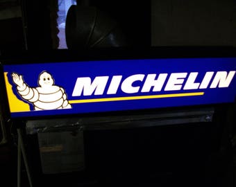 Michelin Lighted sign 30x8x4 inch deep