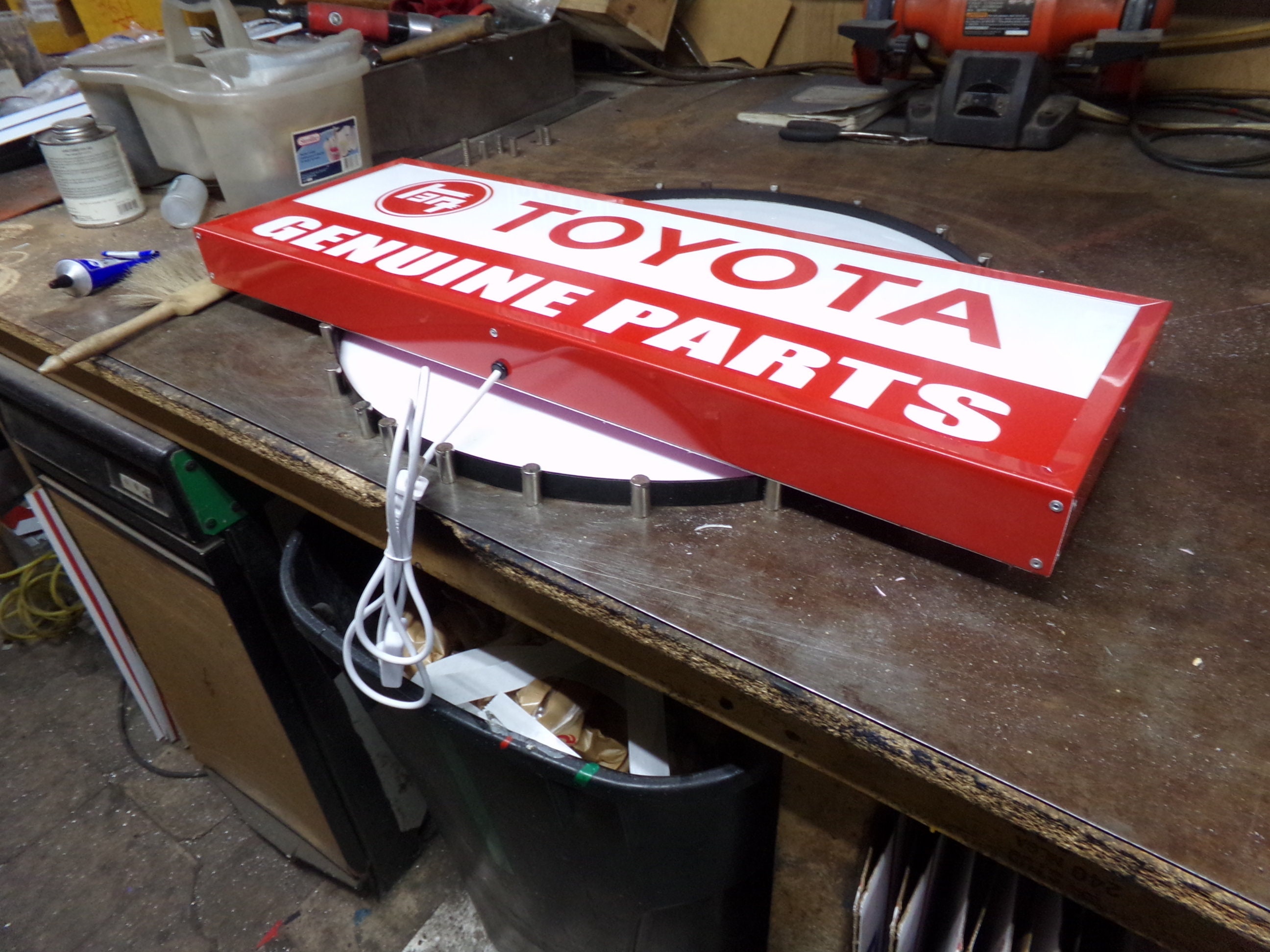 Toyota Lighted Sign 30x10x4 - Etsy