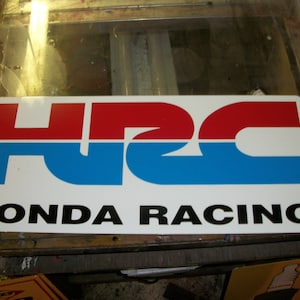 HRC Honda Metal sign 24x14 inch