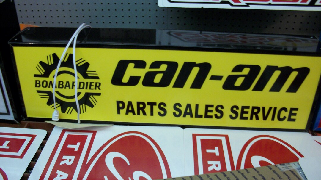 Can-am Parts Sales Service Lighted Sign 30x10x4 Inch - Etsy