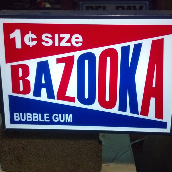 Bazooka 23x15x4 panneau éclairé 6ft cordon commuté