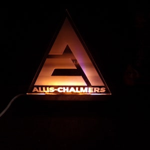 Allis Chalmers led lighted sign