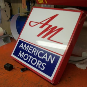 American Motors Lighted sign 21x21x4 inch image 1