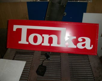 Tonka Toys Lighted sign Light Up 30x10x4 inch